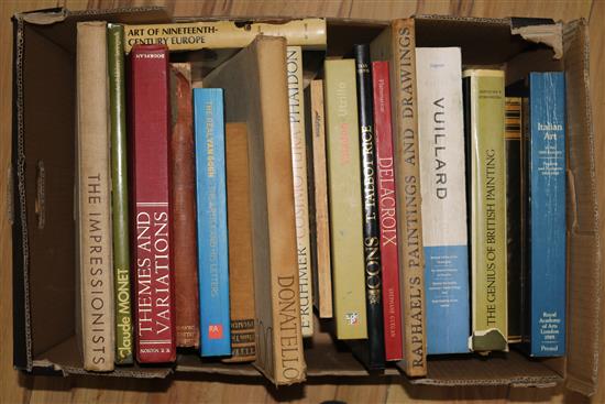 A large quantity of books